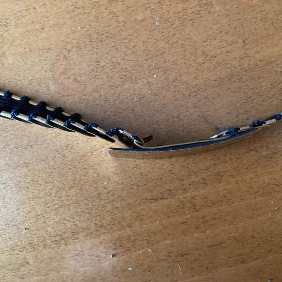 Vintage Metal Belt Gold Tone - Picture 9 of 14